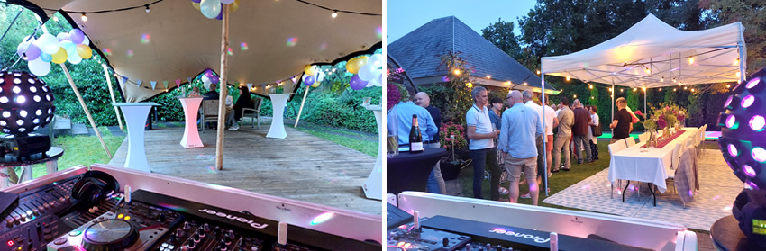 DJ huren voor tuin, strand of barbecue bbq feest